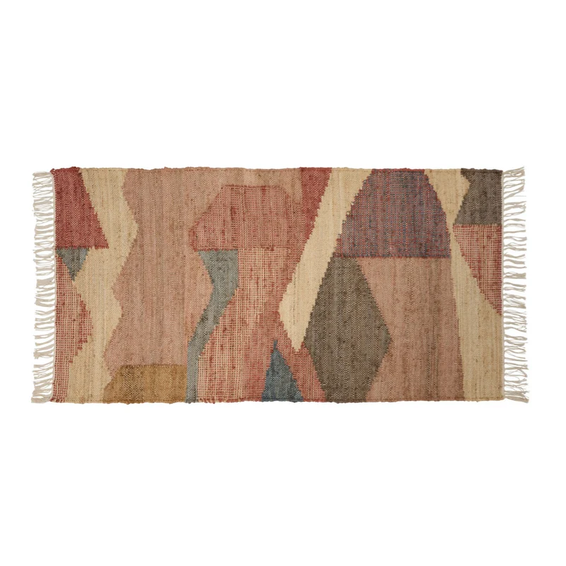Tapis en jute / coton Abstract