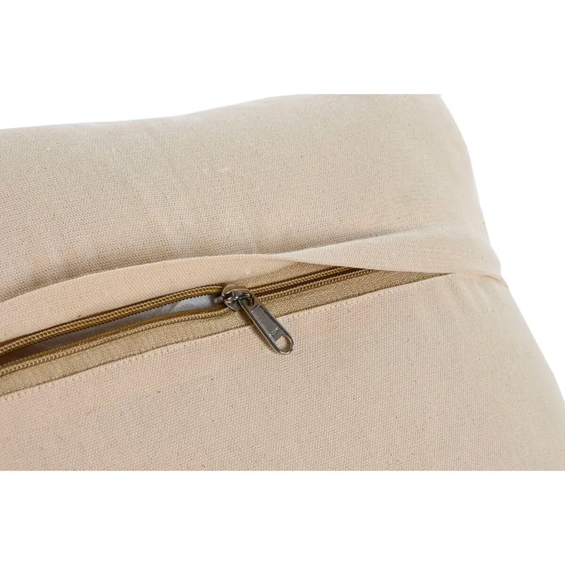 Coussin DKD Home Decor Crème Brun foncé Colonial 40 x 10 x 40 cm