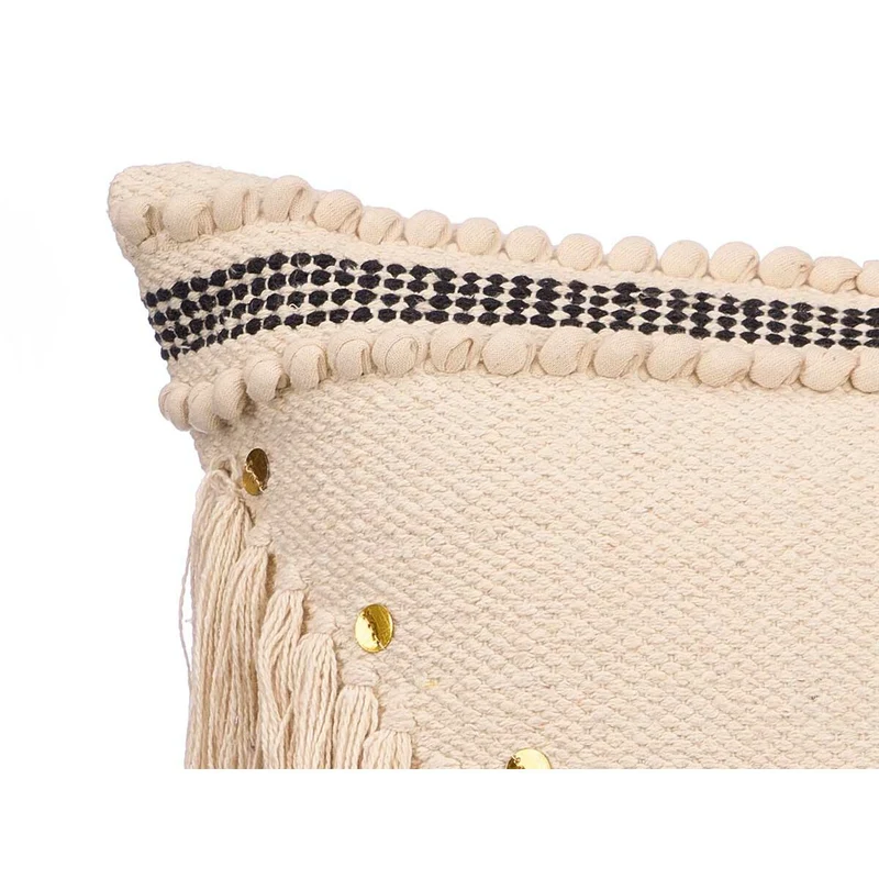 Coussin Gift Decor Noir Naturel 45 x 15 x 45 cm (6 Unités)