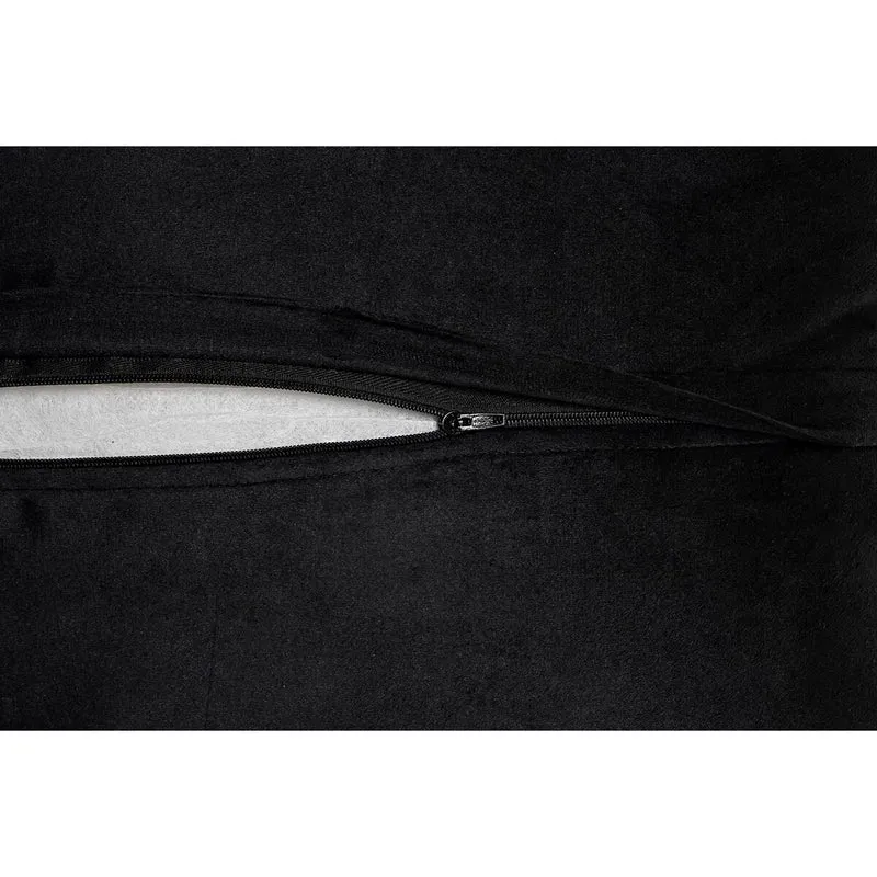 Coussin DKD Home Decor Noir Doré 45 x 10 x 45 cm Arabe