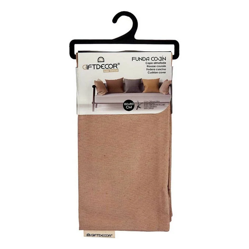 Housse de coussin Gift Decor Marron 60 x 0,5 x 60 cm