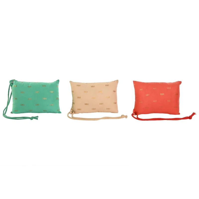 Coussin Home ESPRIT Vert Beige Corail 30 x 10 x 20 cm (3 Unités)