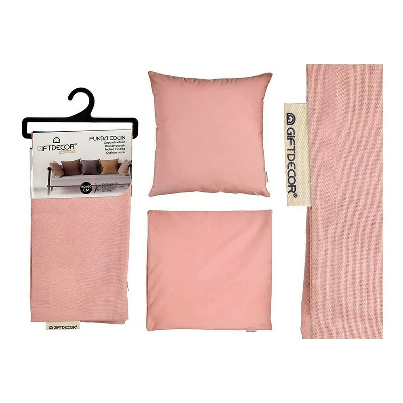 Housse de coussin Gift Decor Rose 45 x 0,5 x 45 cm 60 x 0,5 x 60 cm
