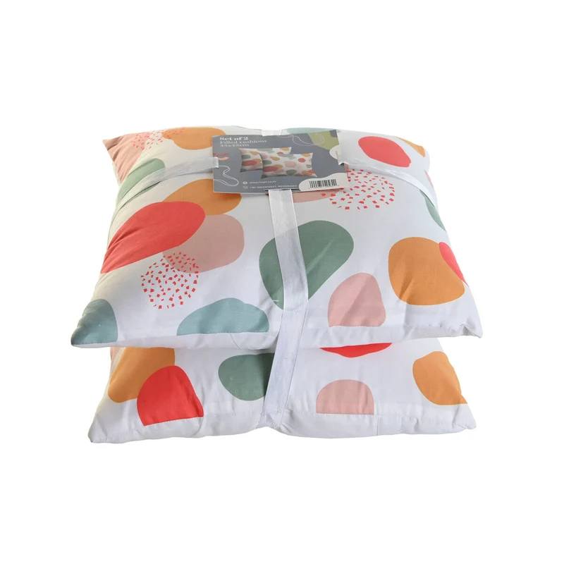 Ensemble de coussins Home ESPRIT Tropical 45 x 8 x 45 cm (2 Unités)