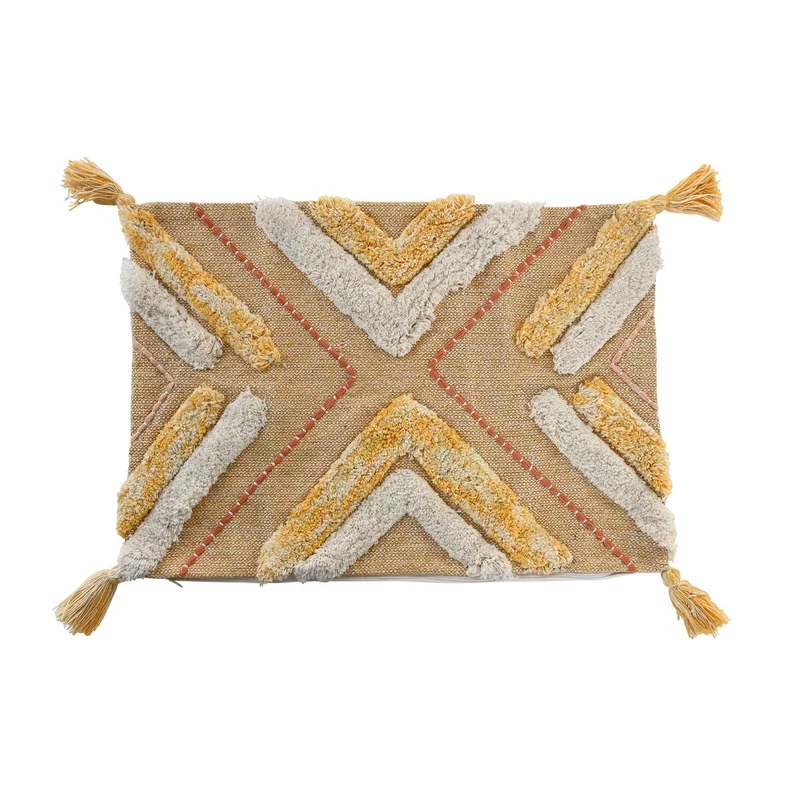 Housse de coussin DKD Home Decor 60 x 1 x 40 cm Jaune