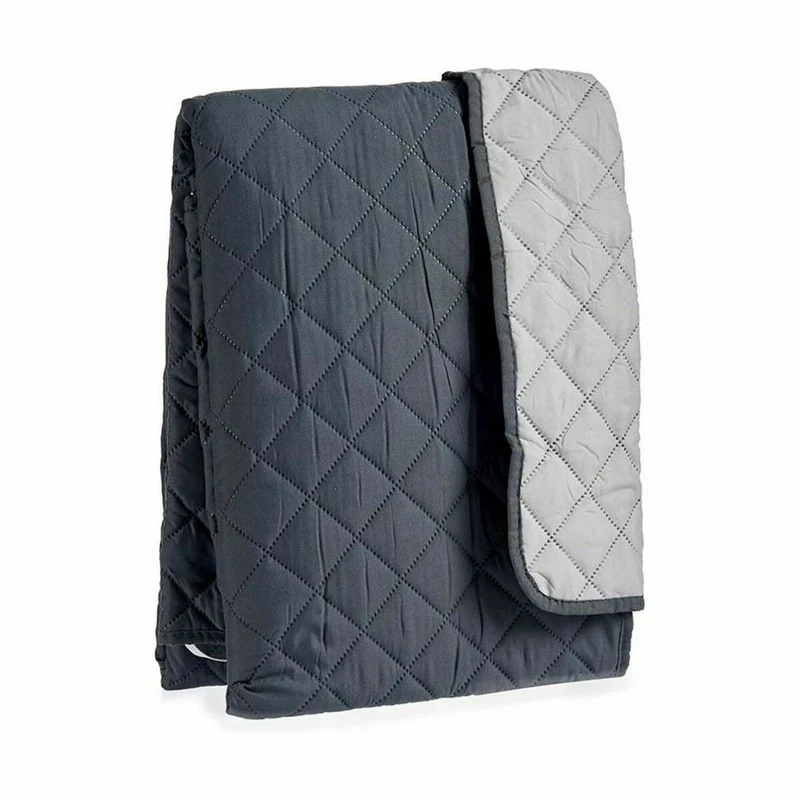 Housse de canapé Gift Decor Gris Gris foncé 290 x 200 x 0,5 cm Rembourré (6 Unités)