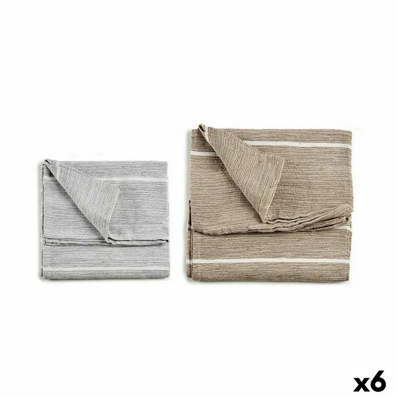 Housse de canapé Gift Decor 130 x 160 cm 11 x 35 x 11 cm Rayures (6 Unités)