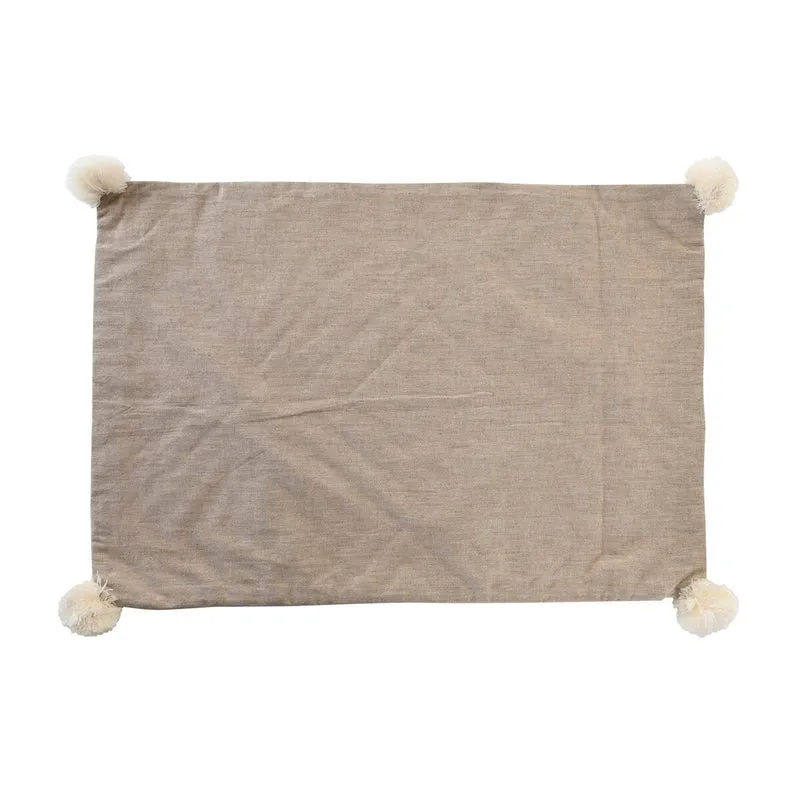 Housse de coussin DKD Home Decor 60 x 1 x 40 cm Gris