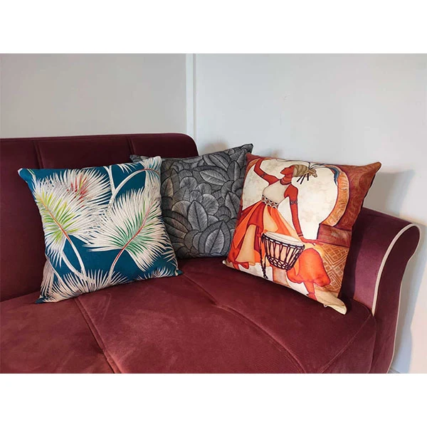 Coussin Exotique Feuillage