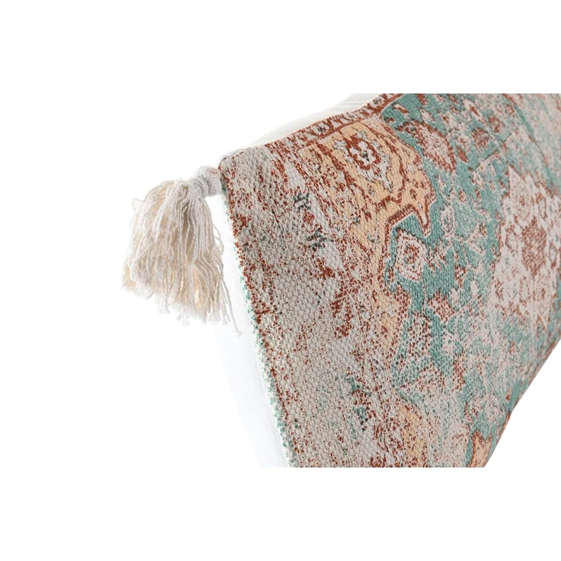 Coussin DKD Home Decor 60 x 10 x 30 cm Beige Bleu Arabe Frange