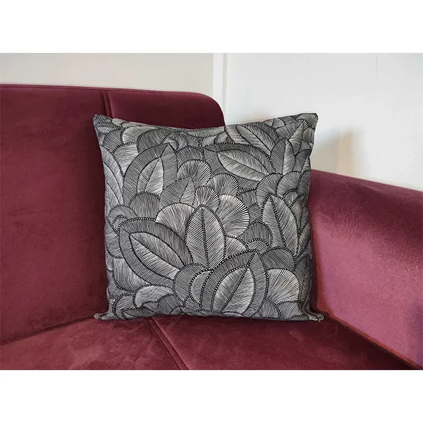 Coussin Artisanal Feuille