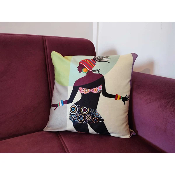 Coussin Femme Africaine