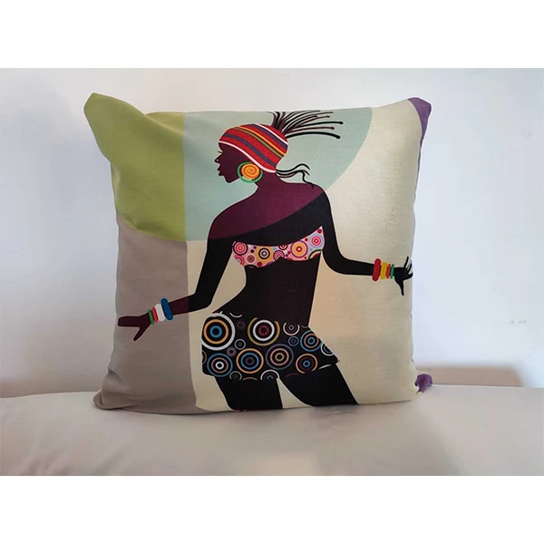 Coussin Femme Africaine
