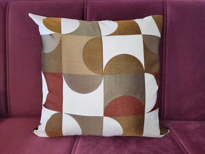 Coussin Design Marron