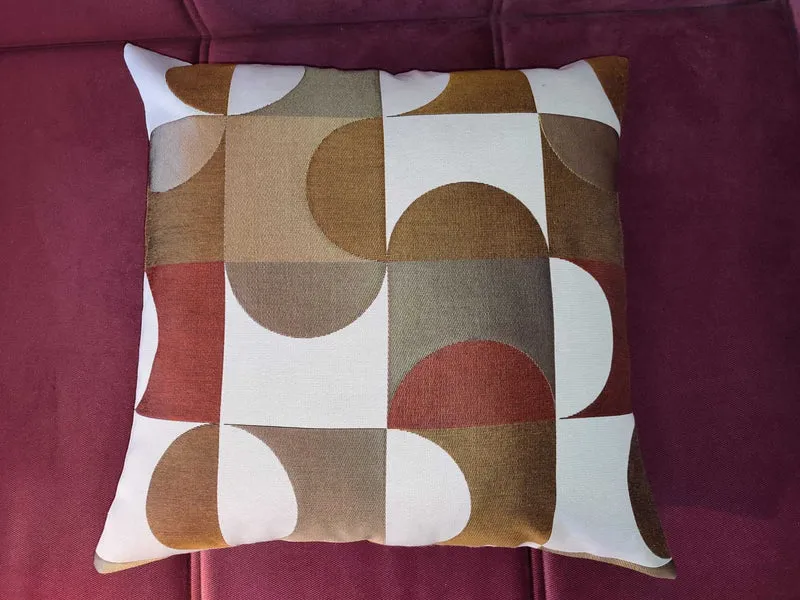 Coussin Design Marron