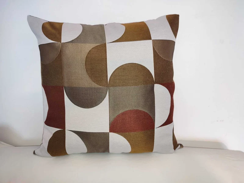 Coussin Design Marron