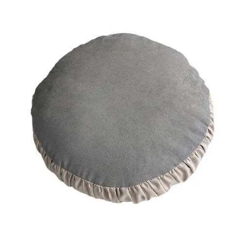 Coussin Rond Gris