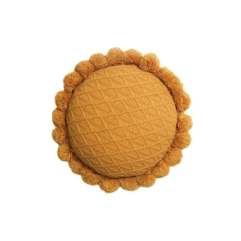 Coussin Rond Orange