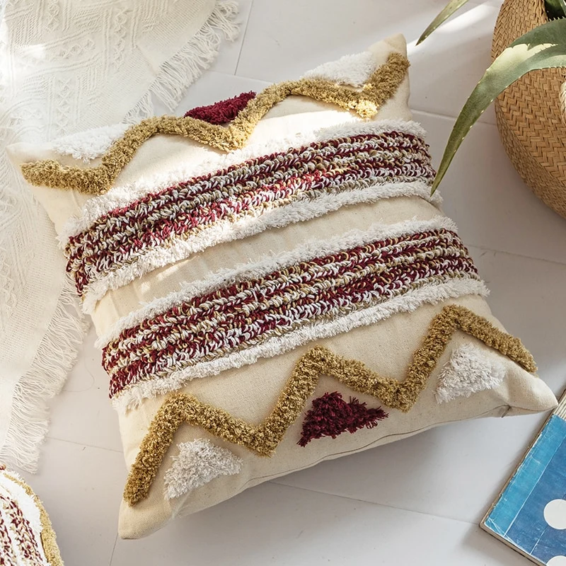 Coussin Marocain Rouge