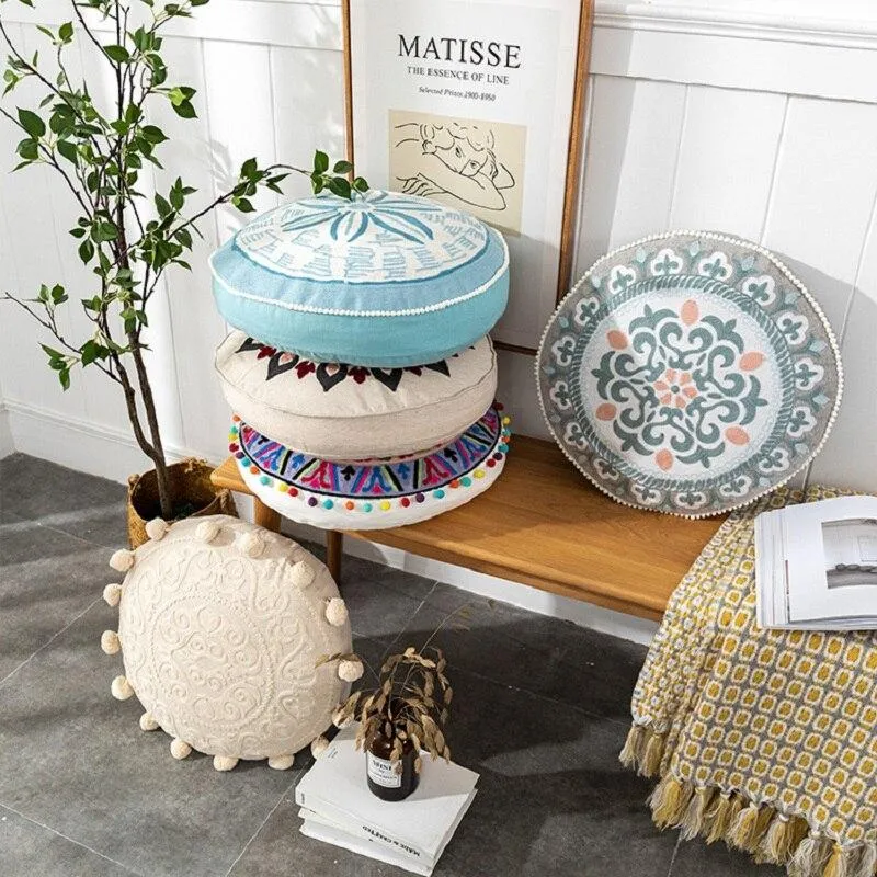 Pouf Marocain Tissu