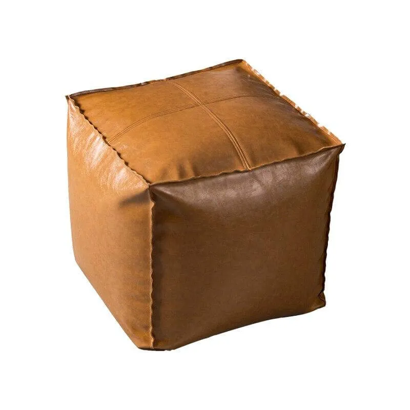 Pouf Marocain En Cuir