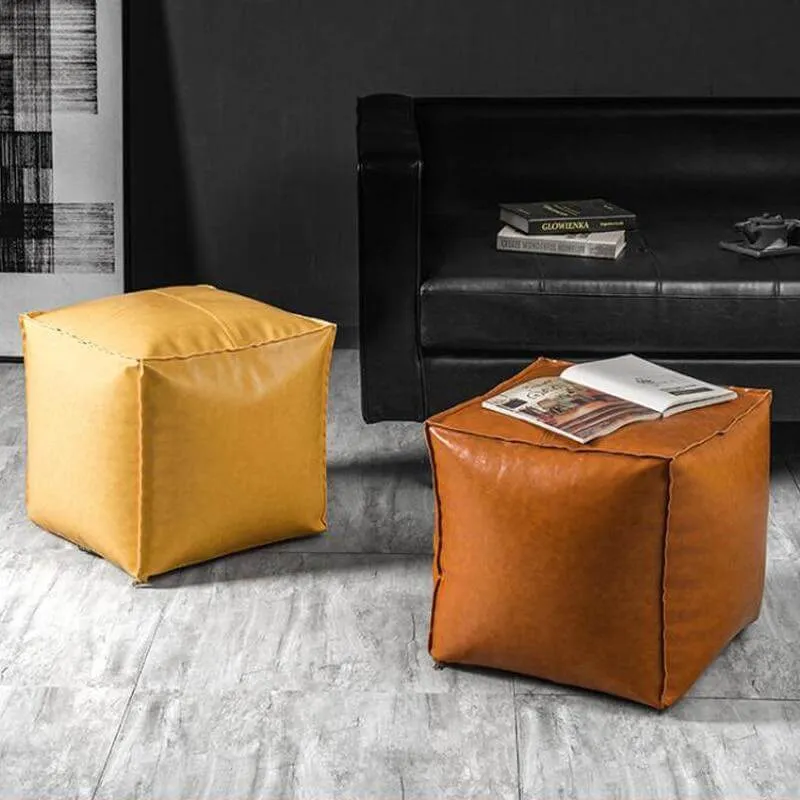 Pouf Carré Vert Foncé