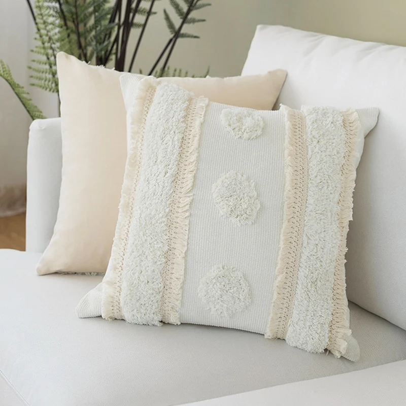 Coussin Marocain Blanc