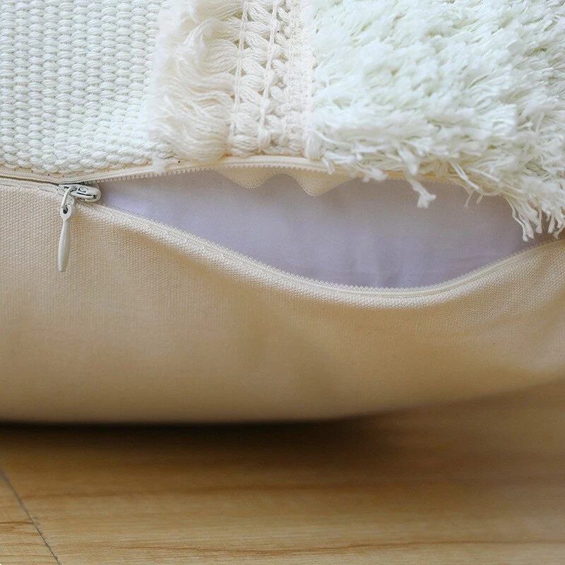 Coussin Marocain Blanc