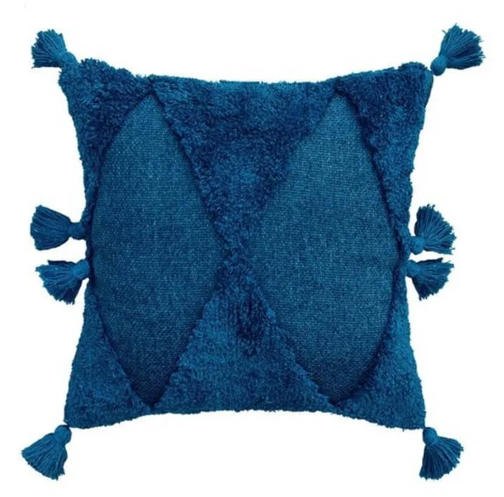 Coussin Marocain Bleu