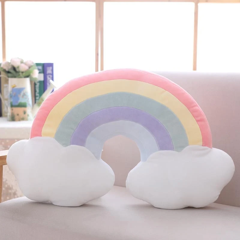 Coussin Nuage Arc en Ciel