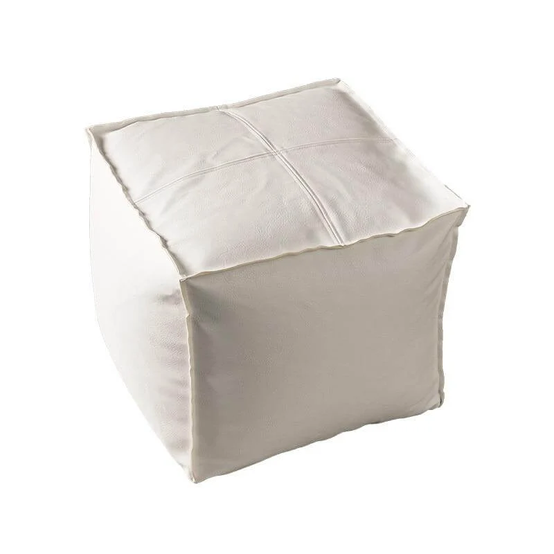 Pouf Carré Blanc