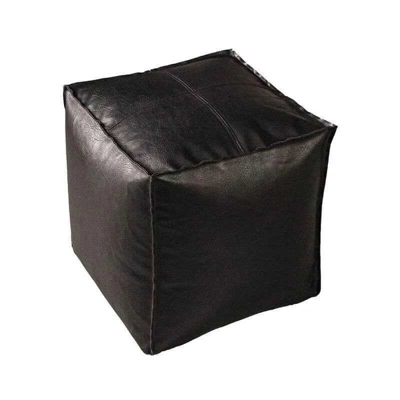 Pouf Carré Noir