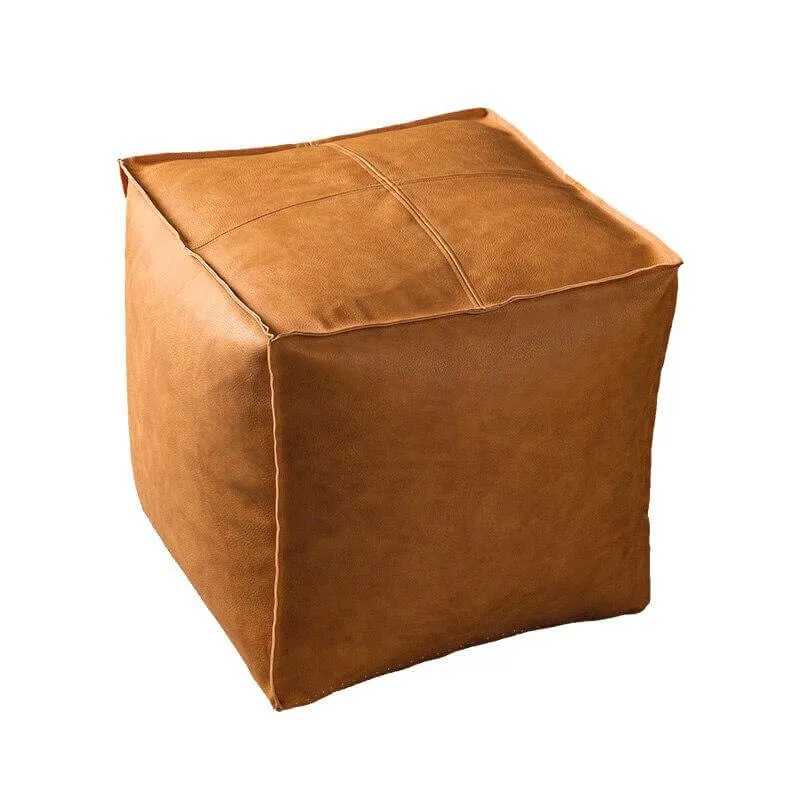 Pouf Carré Marron