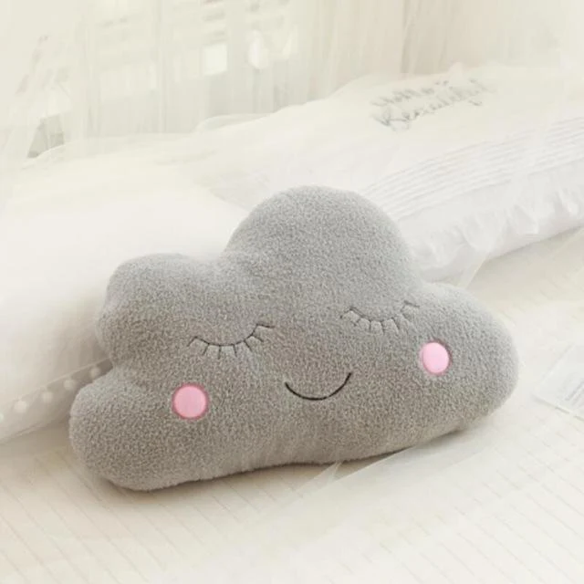 Coussin Nuage Gris
