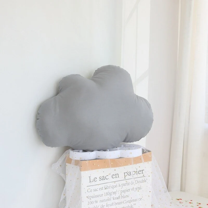 Coussin Nuage Gris Foncé