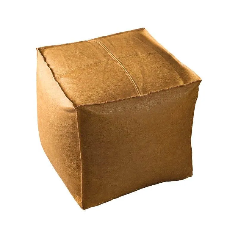 Pouf Carré Marron Clair