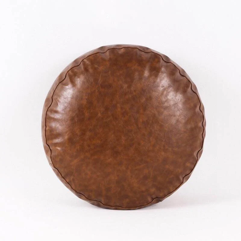 Pouf Rond Repose Pied Marocain