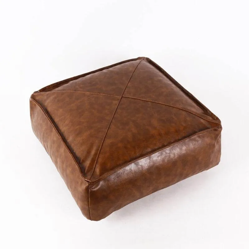 Pouf Carré Repose Pied Marocain