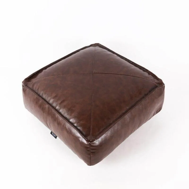 Pouf Carré Repose Pied Marocain