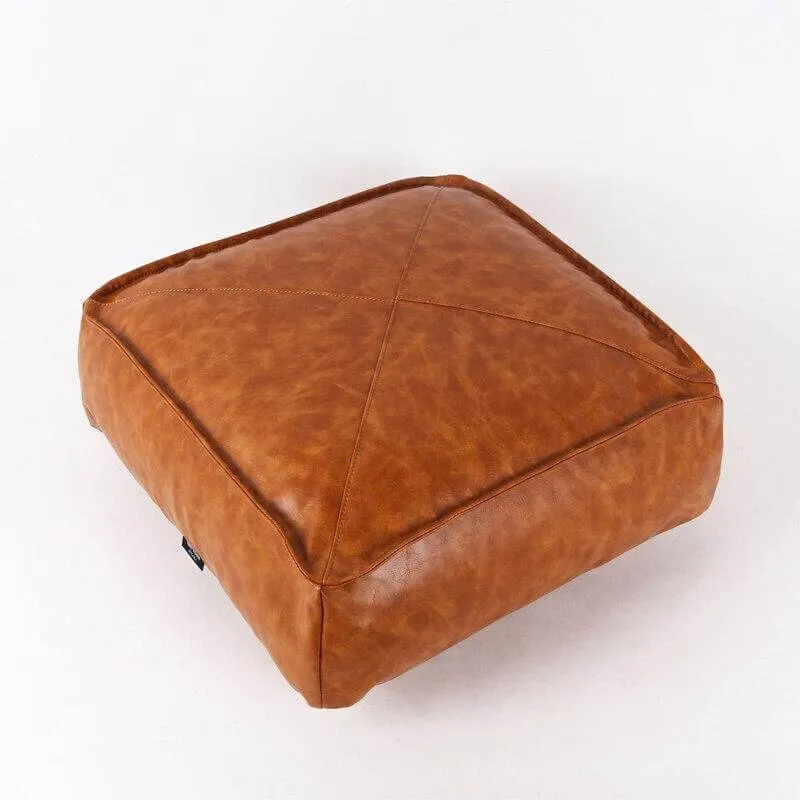 Pouf Carré Repose Pied Marocain