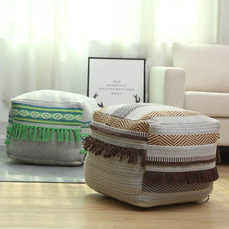 Pouf Berbère Vert