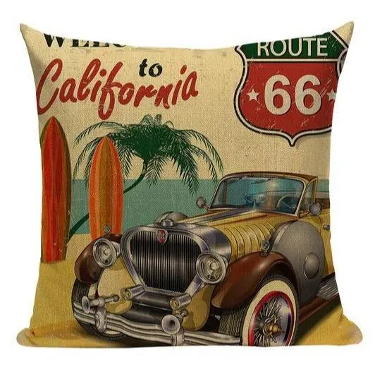 Coussin Vintage Voiture