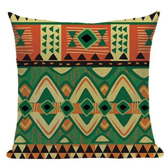 Housse De Coussin Tribal