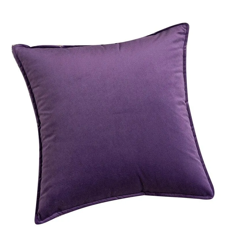 Coussin Velours Mauve