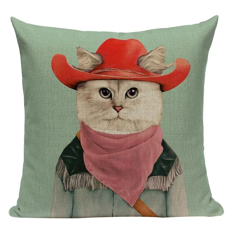 Coussin Animaux Habillés