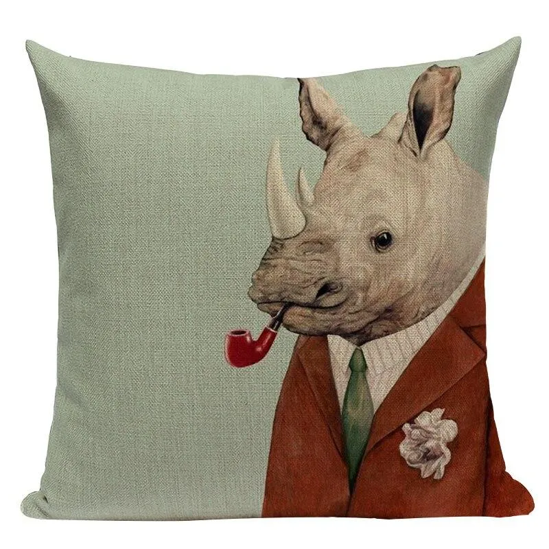 Coussin Animaux Habillés