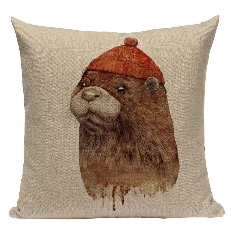 Coussin Animaux Habillés