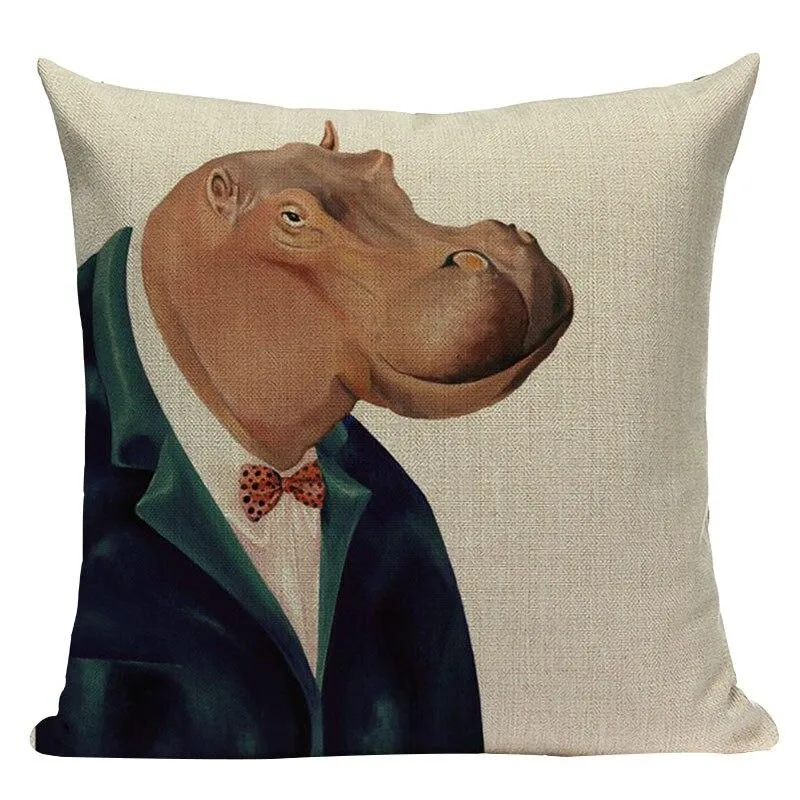 Coussin Animaux Habillés