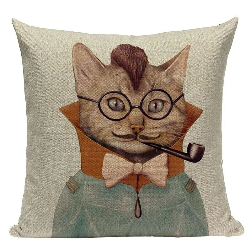 Coussin Animaux Habillés
