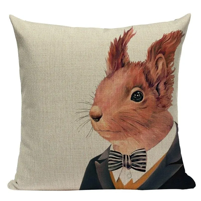 Coussin Animaux Habillés